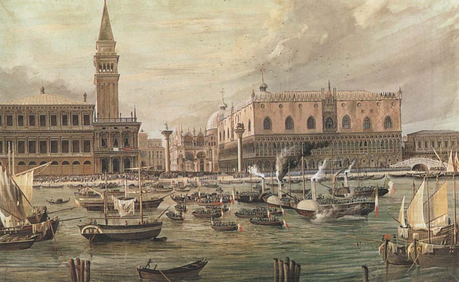 The Arrival in Venice of Napoleon-s Troops